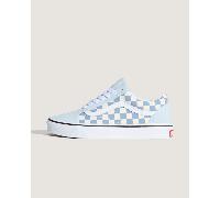 Vans - Old Skool Checkerboard Shoes, Man, Blue, Size: 8