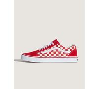 Vans - Old Skool Checkerboard Shoes, Man, Red, Size: 7