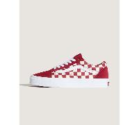 Vans - Old Skool Checkerboard Shoes, Man, Red, Size: 7.5