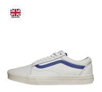Vans Mens Old Skool Trainers White/Blue 6.5