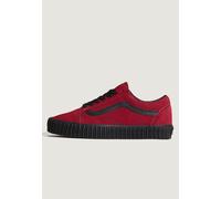 Vans - Old Skool Creeper Grunge Bordeaux - Girl Shoes - burgundy - EU 40 - Leather/Textile/Rubber EU 40