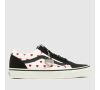 Vans Old Skool Hearts Trainers in White & Red UK 6.5 (EU 40)