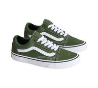 Vans - Youth Old Skool Shoes (8-14 Years), Green, Size: 6