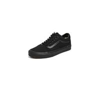 Vans Old Skool Leather, Unisex-Adults' Low-Top Trainers, Black/Black Canvas, 9.5 UK