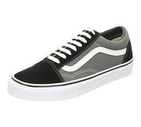 Vans Old Skool Leather, Unisex-Adults' Low-Top Trainers, Black/Pewter, 7.5 UK