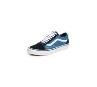 Vans Old Skool Leather, Unisex-Adults' Low-Top Trainers, Navy, 2.5 UK