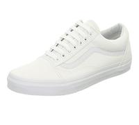 Vans Old Skool Leather, Unisex-Adults' Low-Top Trainers, True White, 6 UK