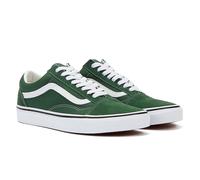 Vans Old Skool Mens Theory Trainers - Green Leather - Size UK 4