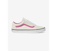 Vans Old Skool Pig Suede Shoes Pure White Pink - 37