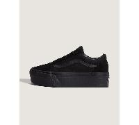 Vans - Old Skool Platform Shoes, Woman, Black, Size: 7