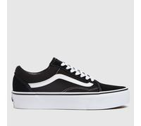 Vans old skool platform trainers in black & white UK 7 (EU 40½)