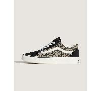 Vans - Low skateboard shoes - Old Skool Black/Leopard for Women - Size 6,5 US Black