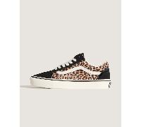 Vans - Low-top skate shoes - Old Skool Black Leopard for Women - Size 6 UK - Brown Brown 6 UK