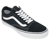 Vans Men's Old Skool Trainers in Black & White, Canvas/Suede, Size: 7.5 UK 7.5