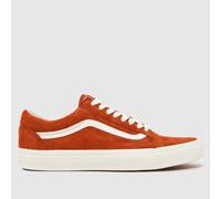 Vans Old Skool Trainers in Orange UK 8 (EU 42)