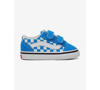 Vans - Toddler Old Skool V Checkerboard Shoes (1-4 Years), Blue, Size: 9.5