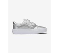 Vans - Kids Old Skool V Shoes (4-8 years), White, Size: 13.5