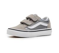 Vans - Kids Old Skool V Shoes (4-8 Years), Grey, Size: 13