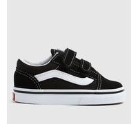 KIDS/TODDLER OLDS SKOOL BLACK VANS UK 8