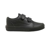 Vans - Kids Old Skool Hook and Loop Classic Tumble Shoes (4-8 Years), Black, Size: 13