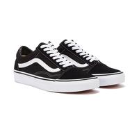 Vans Old Skool Womens Black / White Canvas Trainers UK 3
