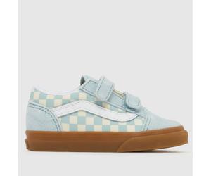 Vans Pale Blue Multi Old Skool V Toddler Trainers UK 5 (EU 21½)