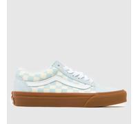 Vans Pale Blue Multi Old Skool Youth Trainers UK 4 (EU 36½)