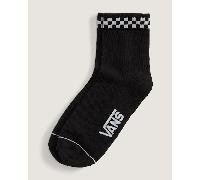 Vans - P Check Half Crew Checkerboard Socks (1 pair), Black, Size: L (8.5-12 )