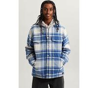 Vans - Piedmont Hooded Plaid Oatmeal Heather/True Navy - Jacket - blue - M - Shell: 100% Cotton; Lining: 100% Polyester,Flanell M