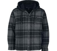 Vans Piedmont Hooded Plaid Shacket Mid-Season Jackets black L