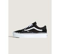 Vans - Platform Old Skool Shoes, Woman, Black, Size: 11