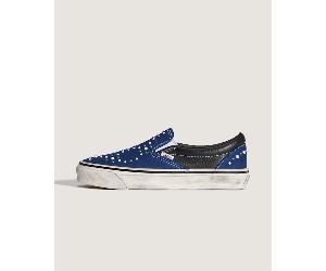 Vans - Premium Classic Slip-On Shoes, Man, Blue, Size: 10