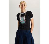 Vans - Puppy W Ringer Black - T-Shirt - black - L - 100% Cotton L