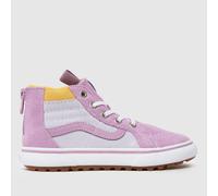 VANS Toddlers Mte Sk8-hi Zip Shoes (1-4 Years) (multi/true Whit) Toddler Multicolour, Size 8