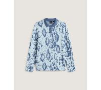 Vans - Raw Instinct Long Sleeve Polo, Man, Blue, Size: XL