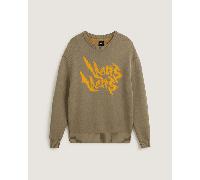 Vans - Raw Instinct Sweatshirt, Man, Beige, Size: L