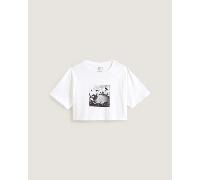 Vans - Rhythm Relaxed Crop T-Shirt, Woman, White, Size: XS