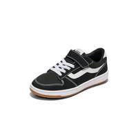 Vans Ryland Sneaker, Suede Canvas Black White, 5.5 UK Child