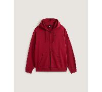 Vans - Salton Loose Zip Hoodie, Man, Burgundy, Size: S