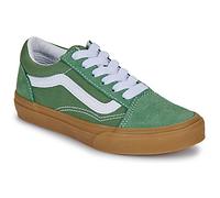 Vans - Kids Old Skool Shoes (4-8 Years), Green, Size: 10.5