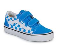 Vans Shoes (Trainers) Old Skool V COLOR THEORY CHECKERBOARD Bright Azure in Blue 2.5 kid