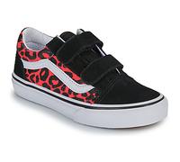 Vans Shoes (Trainers) Old Skool V GLITTER LEOPARD Diva Pink in Black 12 kid