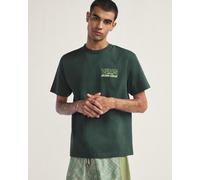 Vans Shop Front Short Sleeve T-Shirt Green White - XL