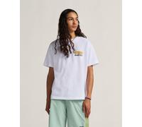 Vans Shop Front Short Sleeve T-Shirt White Black Orange - M