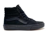 VANS SK8 HI BLACK BLACK BLACK CANVAS UNISEX TRAINERS