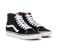 VANS SK8 HI BLACK BLACK BLACK CANVAS UNISEX TRAINERS