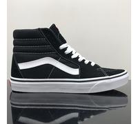 VANS SK8 HI BLACK & WHITE UNISEX TRAINERS (VN000D5IB8C)