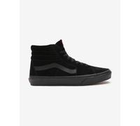 VANS SK8 HI BLACK BLACK SUEDE UNISEX TRAINERS