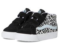 Vans Sk8-mid Reissue V Unisex Toddler Sneaker, Leopard Glitter Pastel Blue, 9.5 Toddler