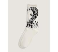 Vans - Skate Mike G Snake Flame Crew Socks (1 pair), Man, White, Size: S (2.5-5 )